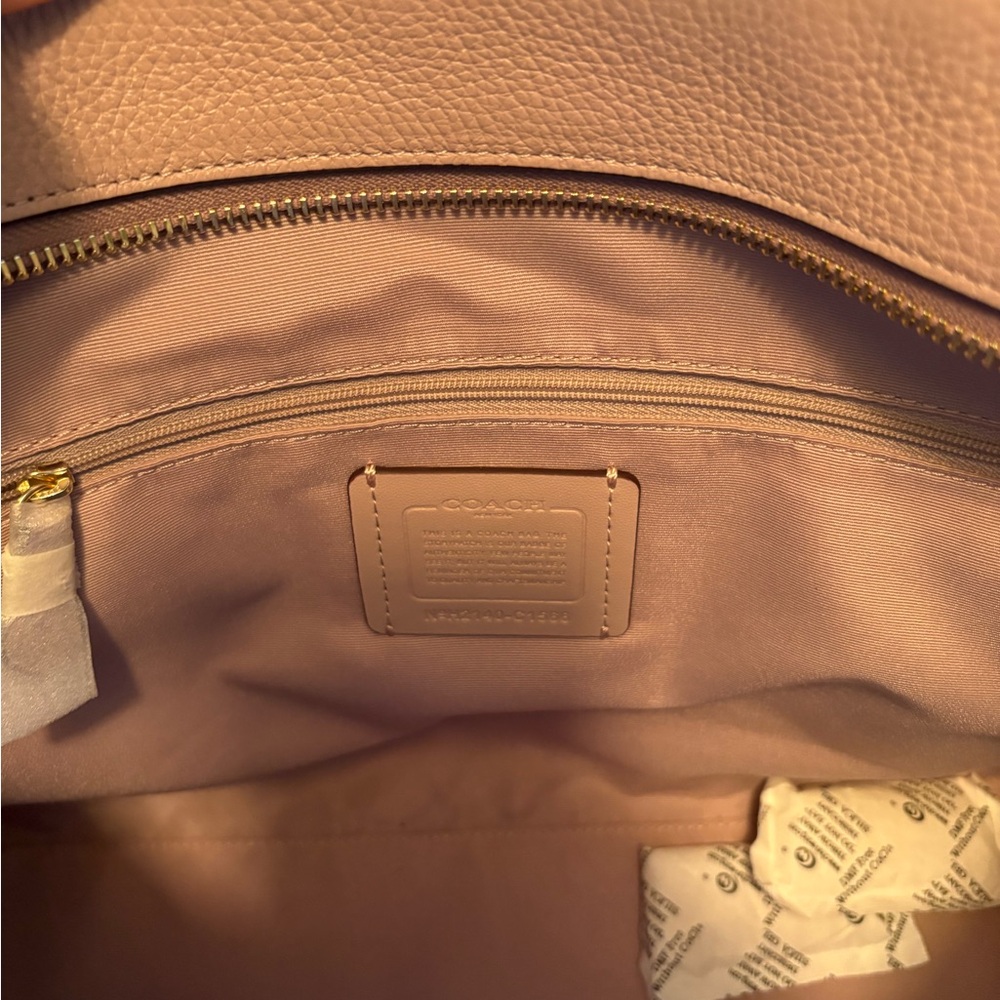 Coach peachLeather Tote Bag - Picture 3 of 6